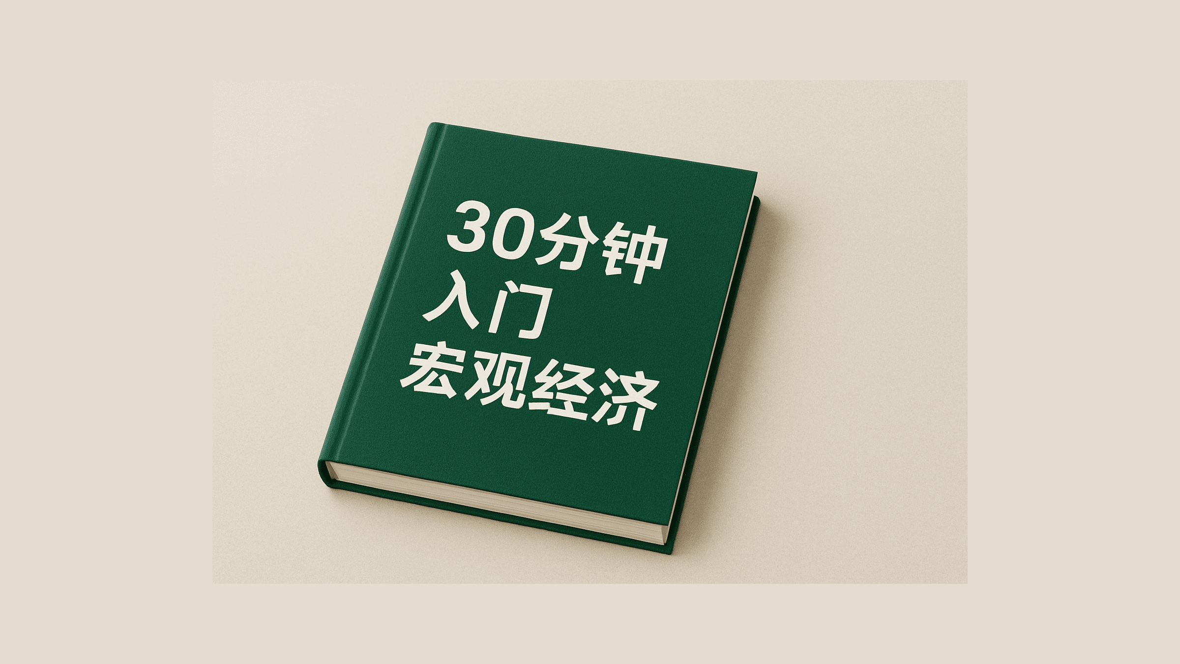 30分钟入门宏观经济